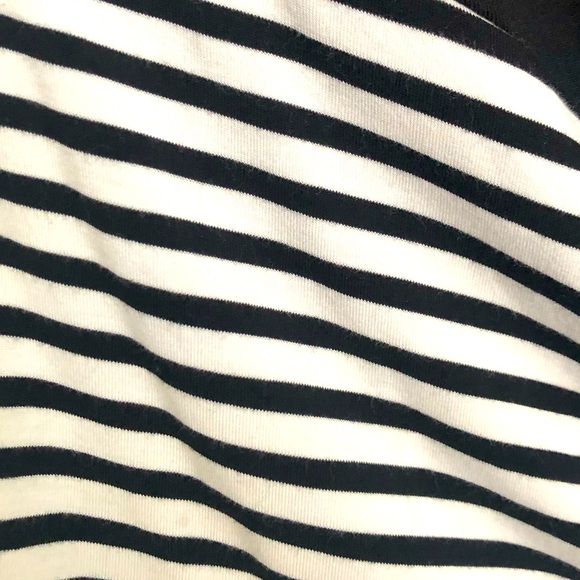 Black and white Tristan modal t-shirt, size M - Picture 4 of 5